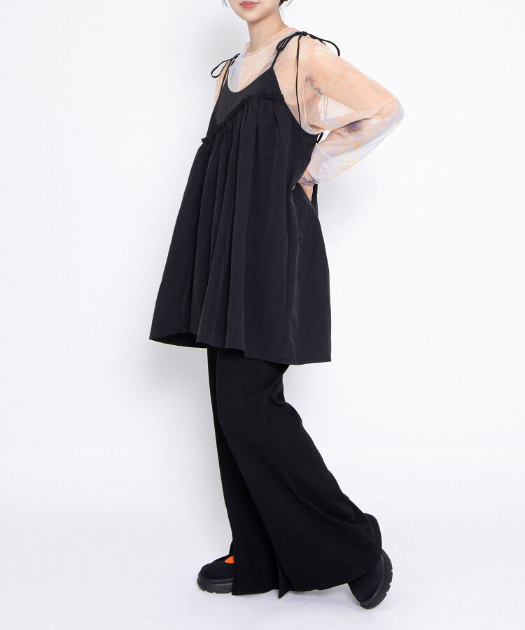 ナイロンリメイクキャミワンピース