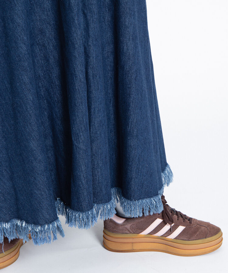 フリンジロングスカート