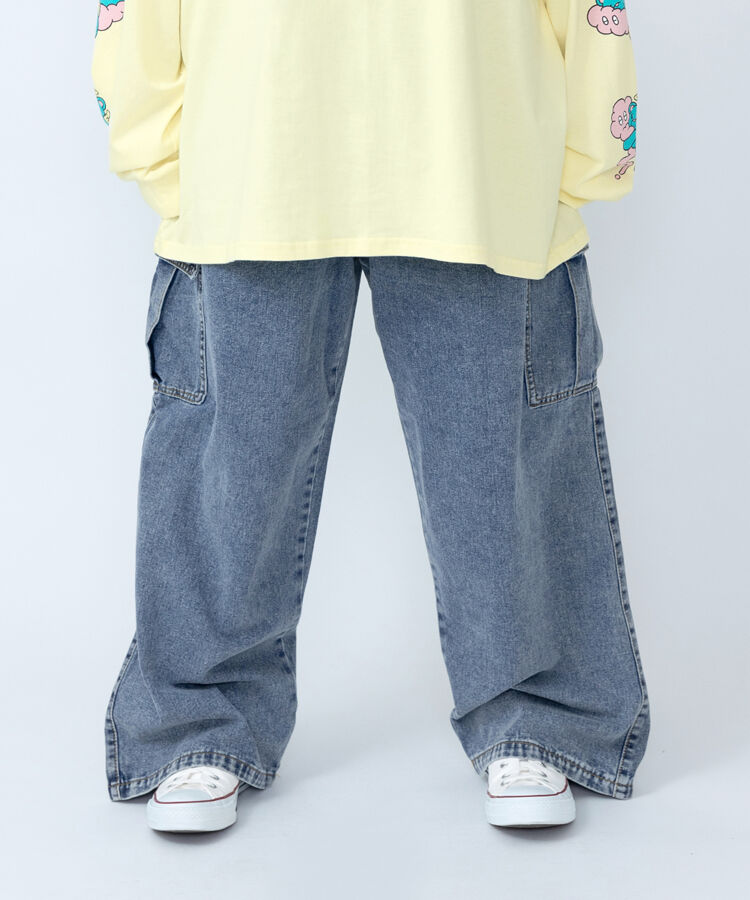 カーゴデニムパンツ