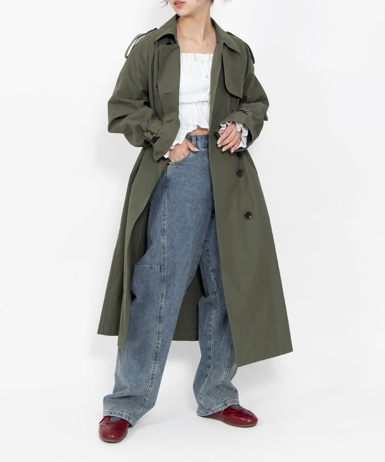 バレルデニムパンツ