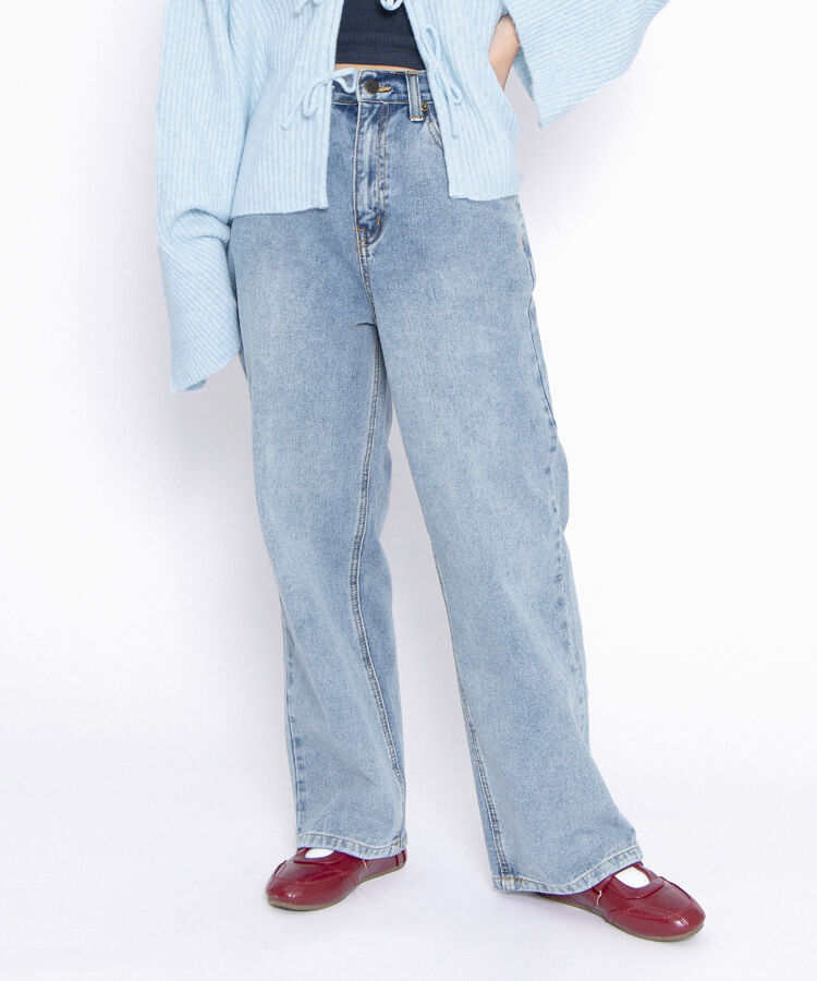 レギュラーデニムパンツ