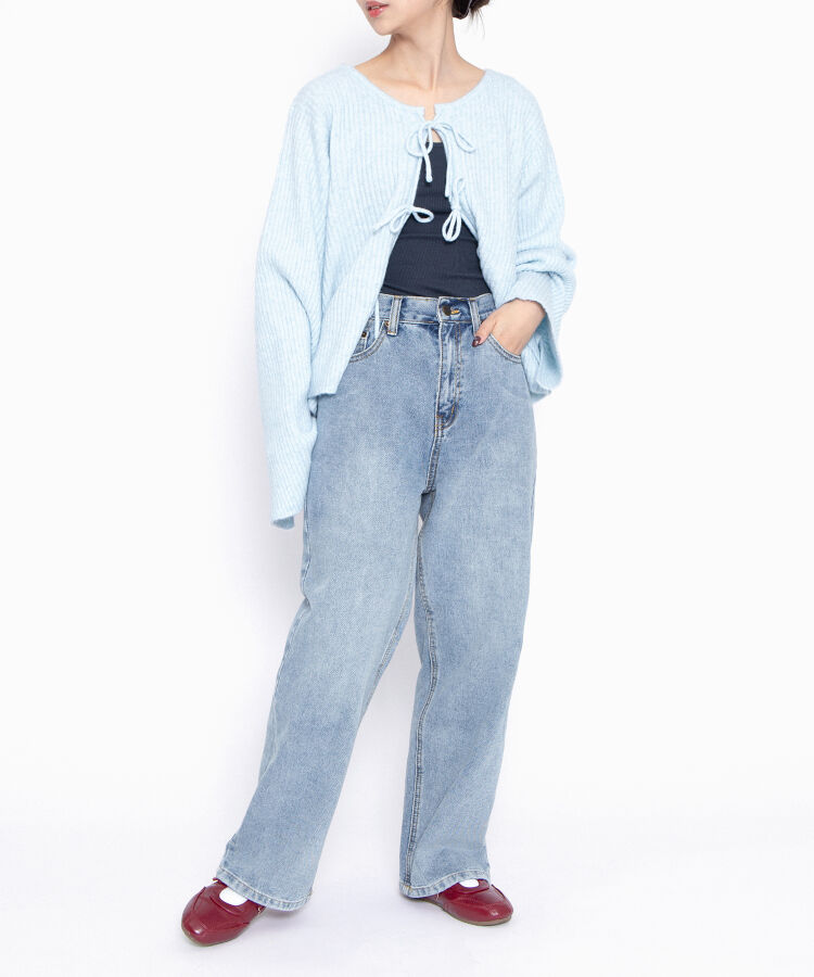 レギュラーデニムパンツ