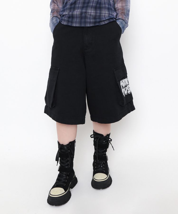 PUNYUSロゴカーゴハーフパンツ