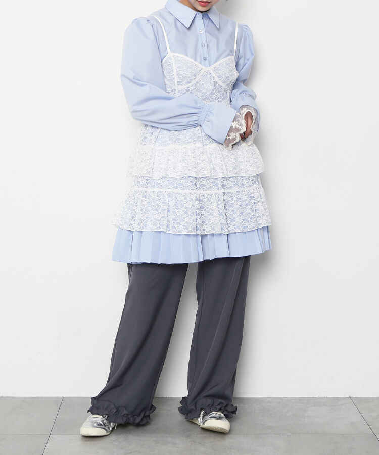 レースミニキャミワンピース