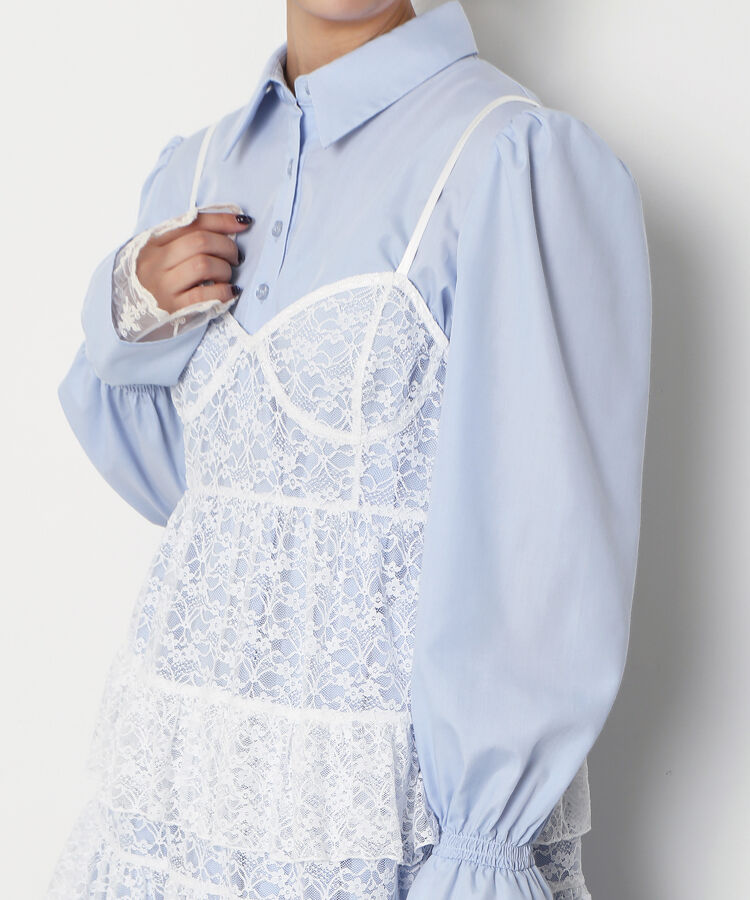 レースミニキャミワンピース