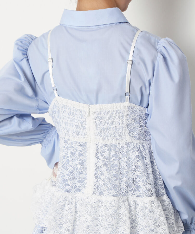 レースミニキャミワンピース