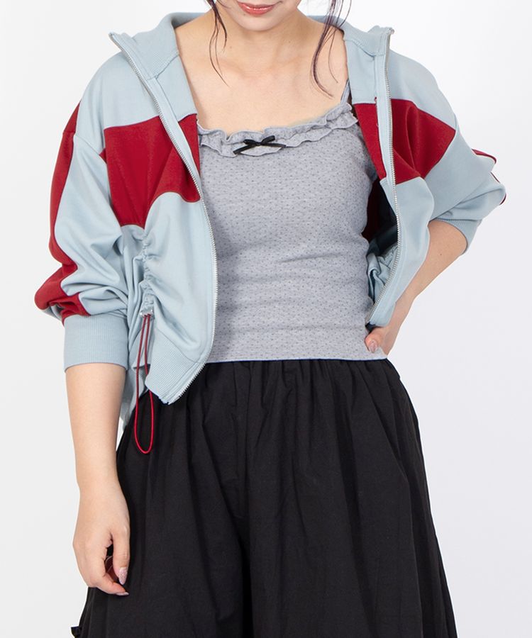 ドットキャミセットカーディガン