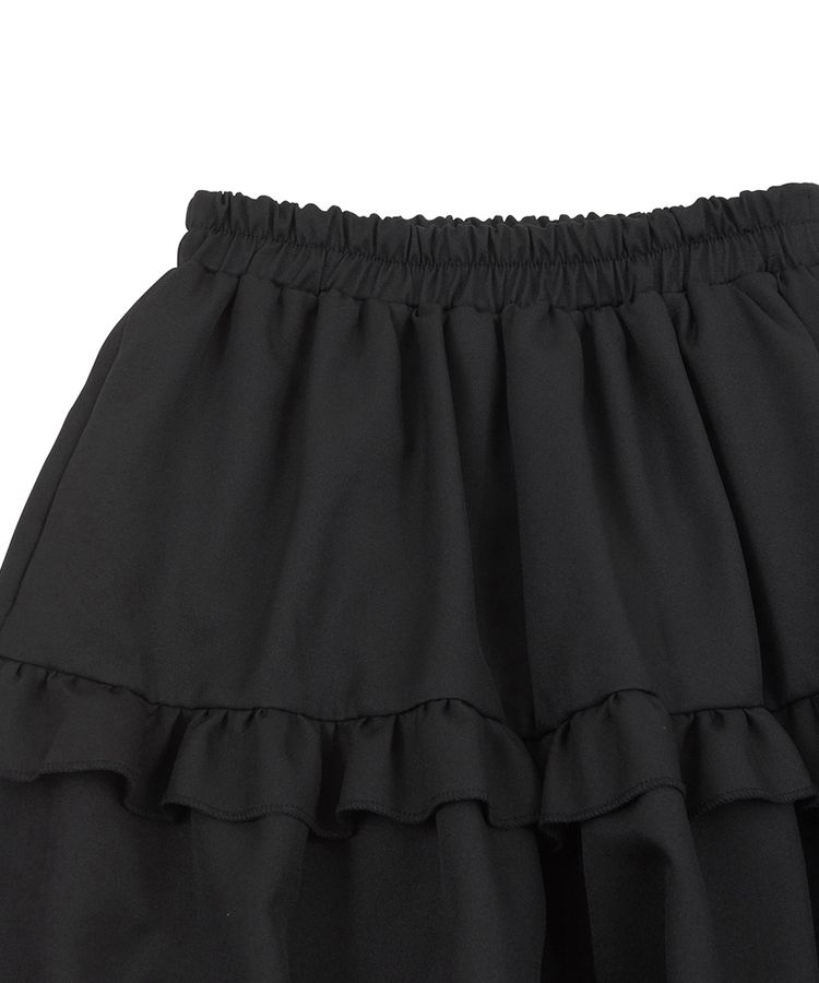 フリルティアードロングスカート