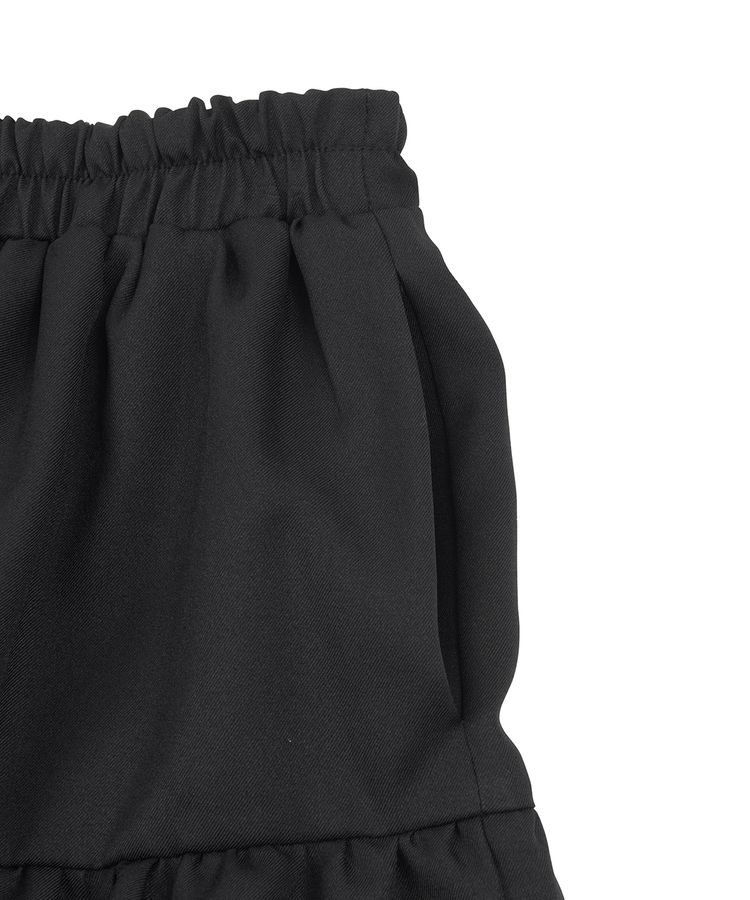 フリルティアードロングスカート