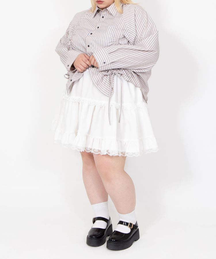 ドロストストライプシャツ