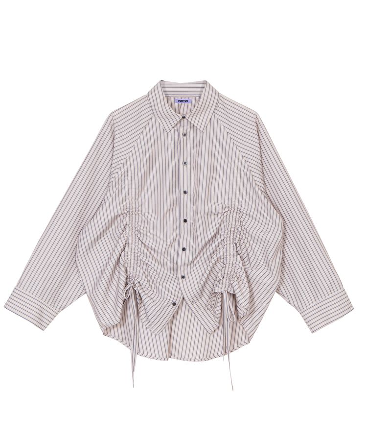 ドロストストライプシャツ