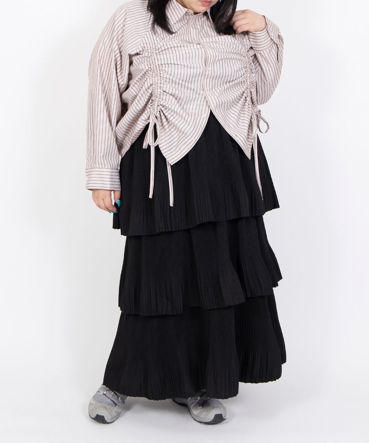 ドロストストライプシャツ