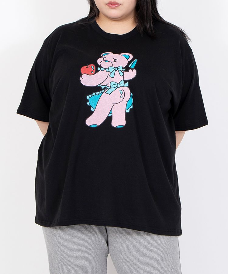 ベアプリントTシャツ