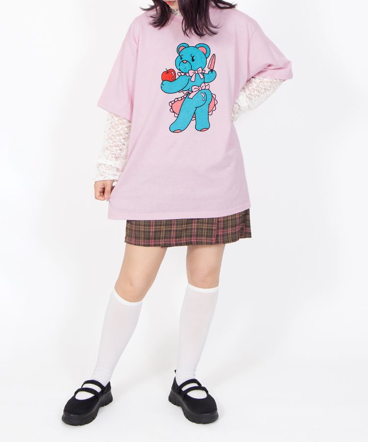 ベアプリントTシャツ