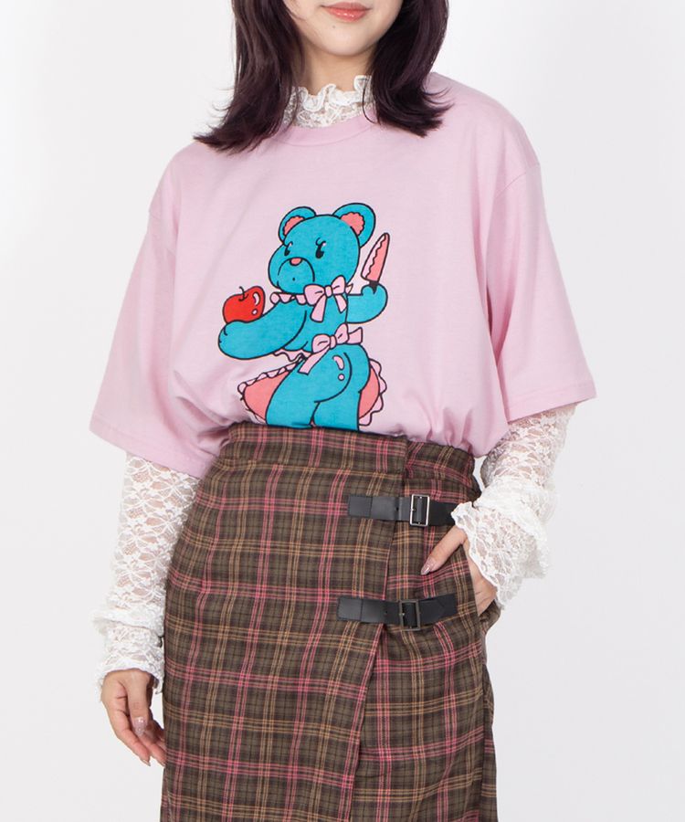 ベアプリントTシャツ