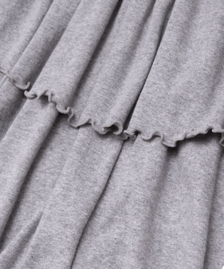 フリルレイヤードフレアパンツ