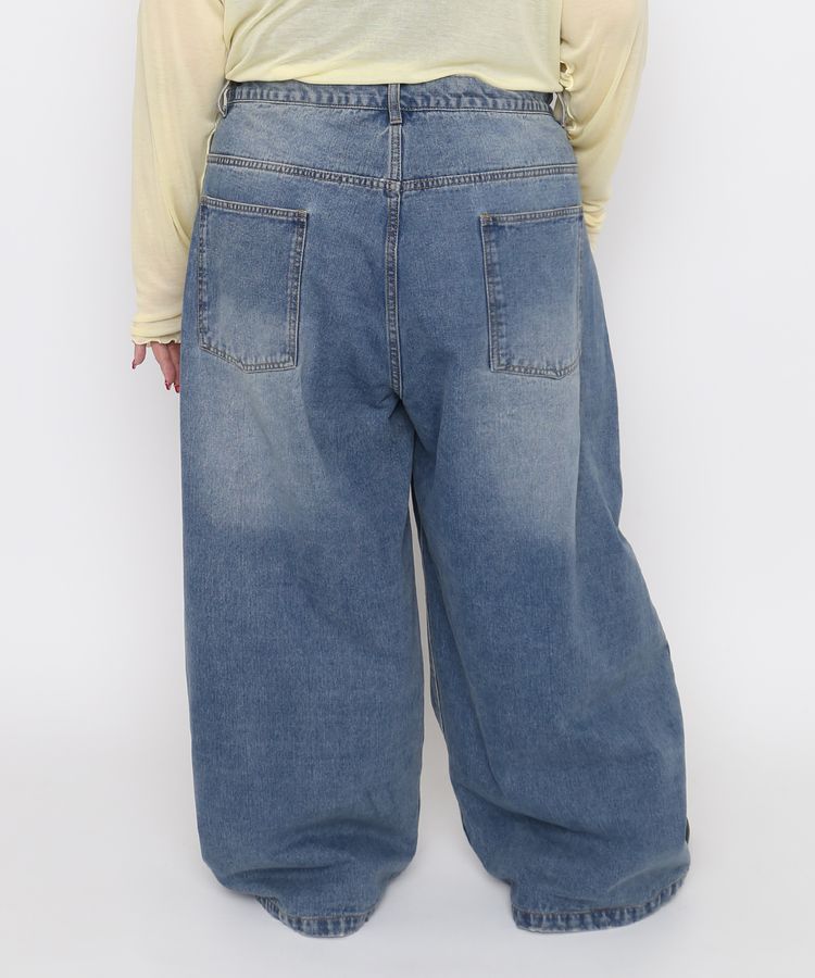 バギーデニムパンツ