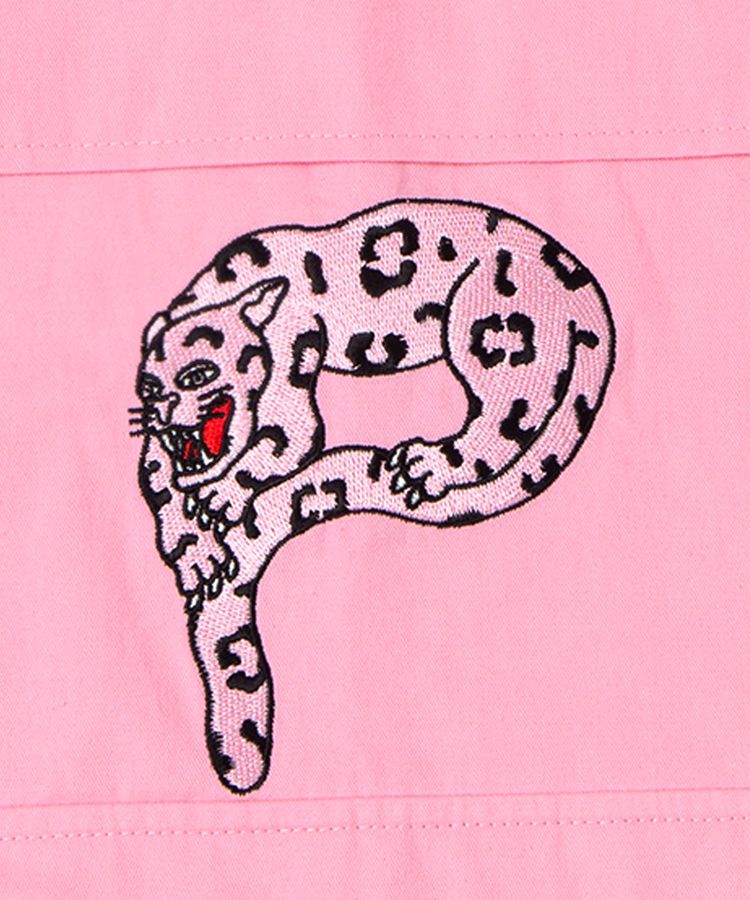 パンサー刺繍ワイドカーゴパンツ