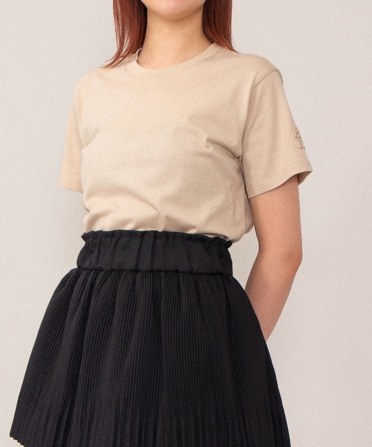 スリーブロゴ刺繍Tシャツ