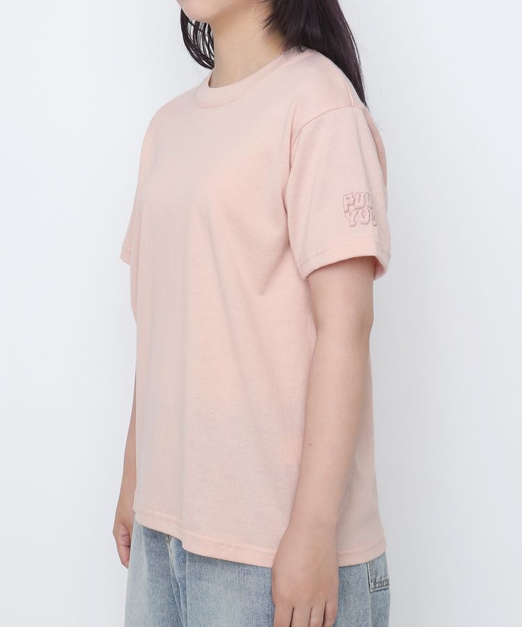 スリーブロゴ刺繍Tシャツ