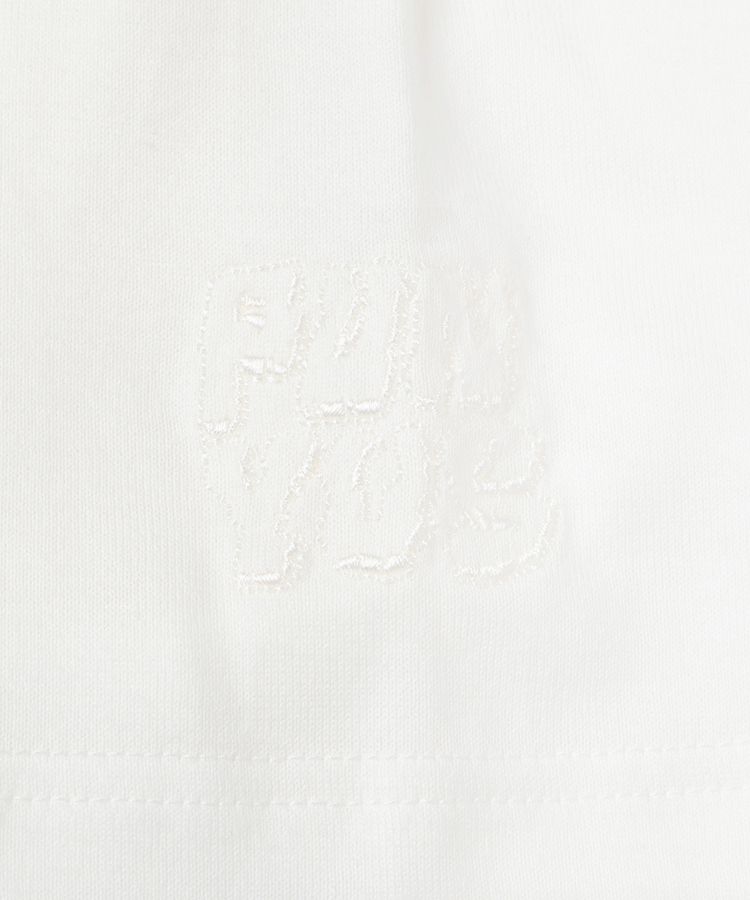 スリーブロゴ刺繍Tシャツ