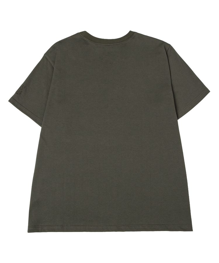 スリーブロゴ刺繍Tシャツ