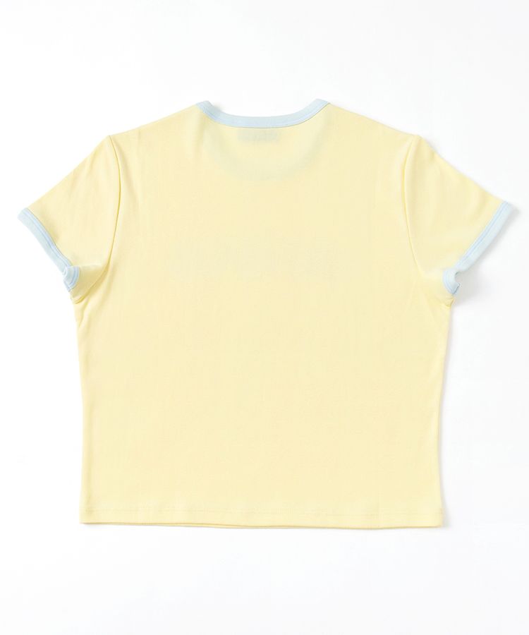 PUNYUSロゴピチリンガーTシャツ