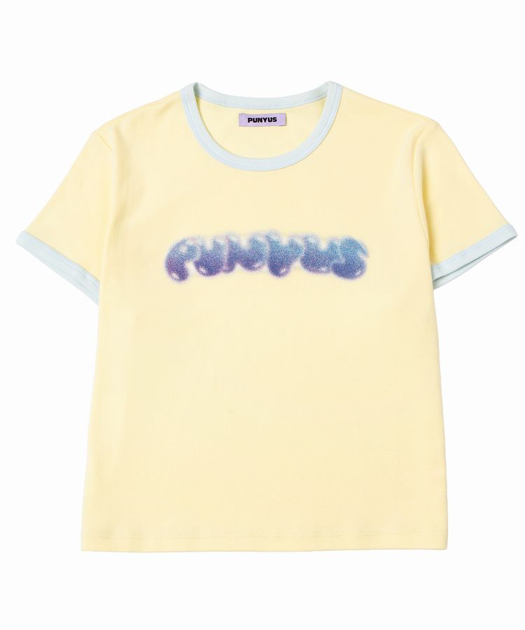 PUNYUSロゴピチリンガーTシャツ