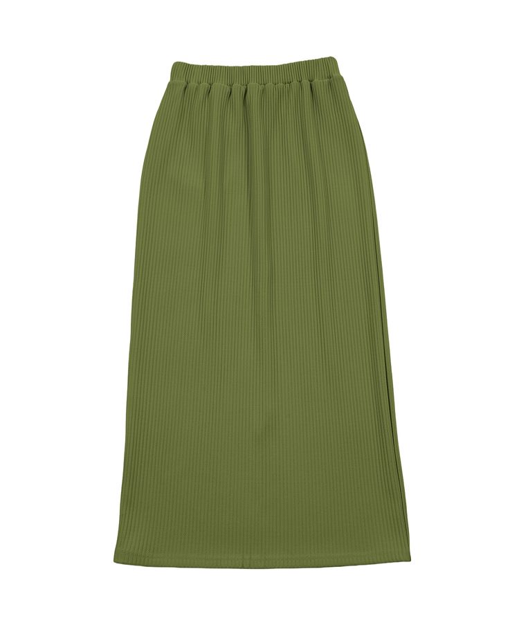 バックスリットロングスカート
