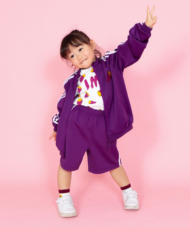 キッズフードジャージトップ