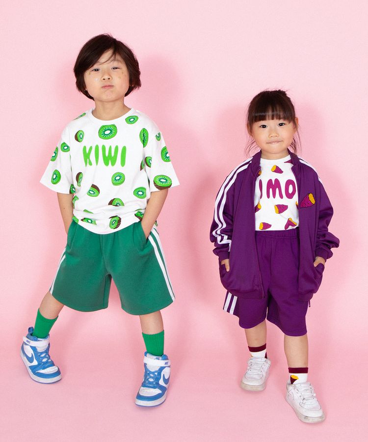 キッズフードジャージトップ