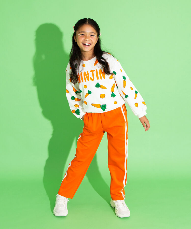 キッズフードジャージパンツ