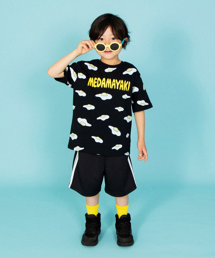 キッズフードジャージショートパンツ