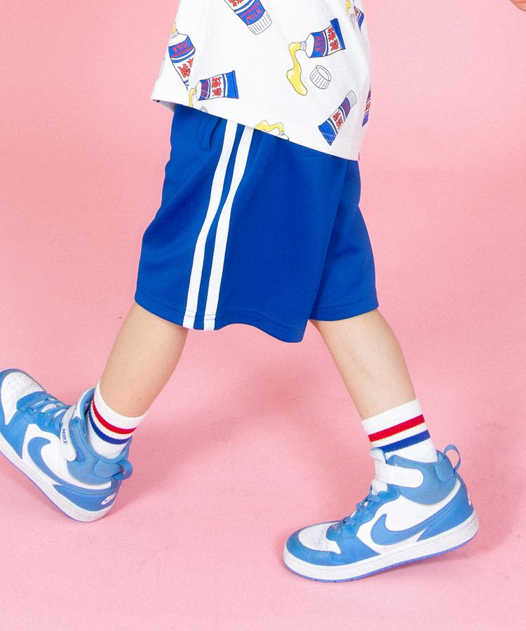 キッズフードジャージショートパンツ