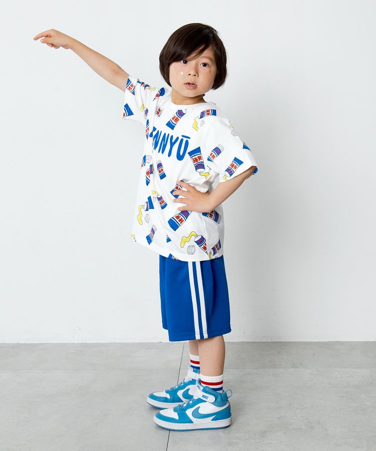キッズフードジャージショートパンツ