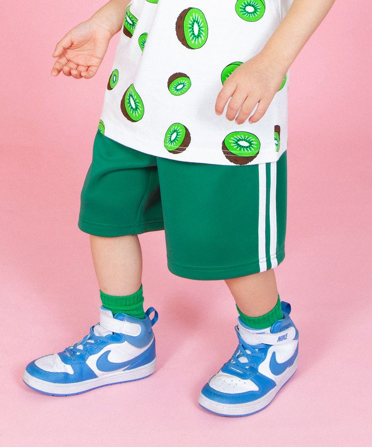 キッズフードジャージショートパンツ