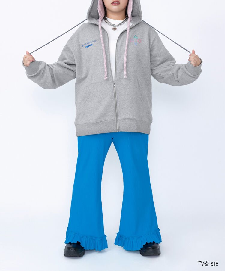 Playstation裏起毛ジップパーカー