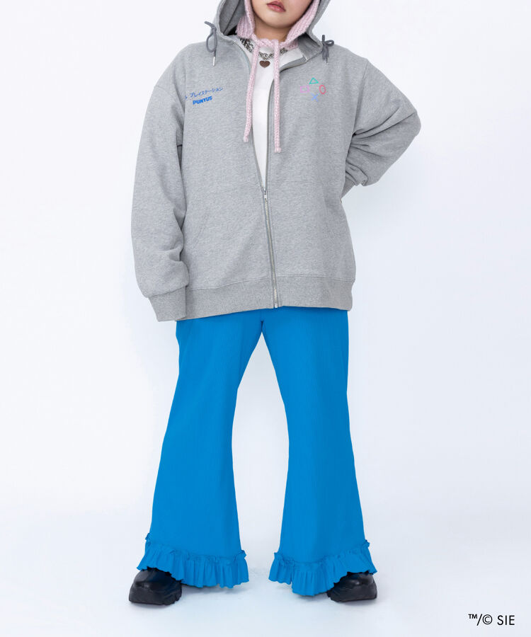 Playstation裏起毛ジップパーカー