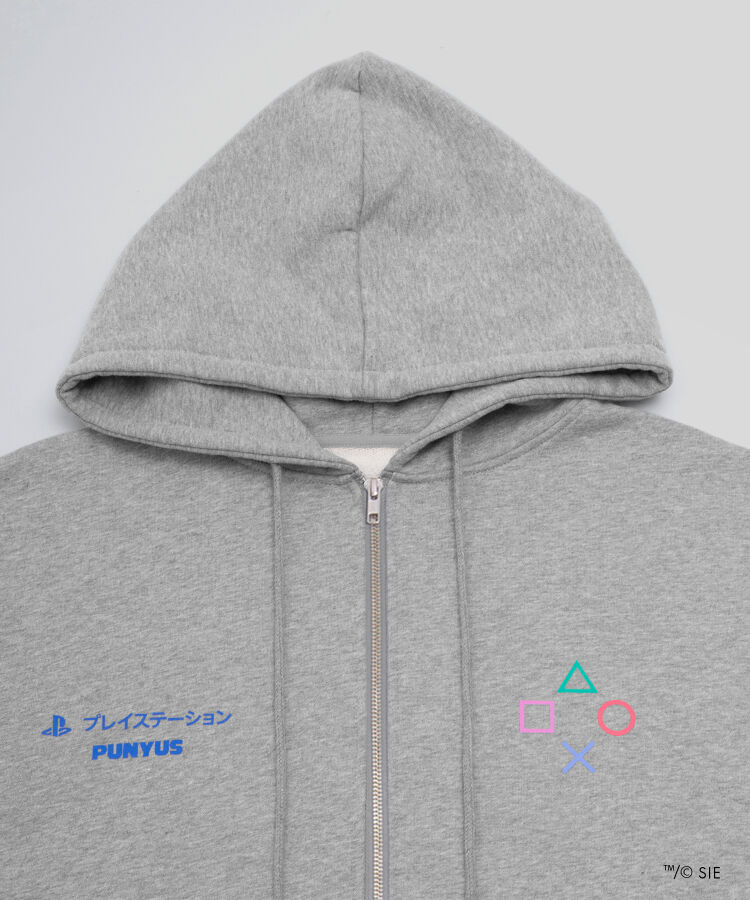 Playstation裏起毛ジップパーカー