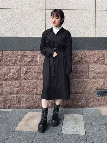 ベルト付きシャツワンピース 商品 Pnaw 019 Punyus Online Store 公式通販