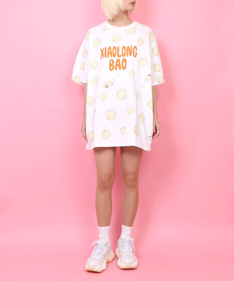 フード総柄Tシャツ（EBI ）[商品：PN17SS-022-5R] - PUNYUS