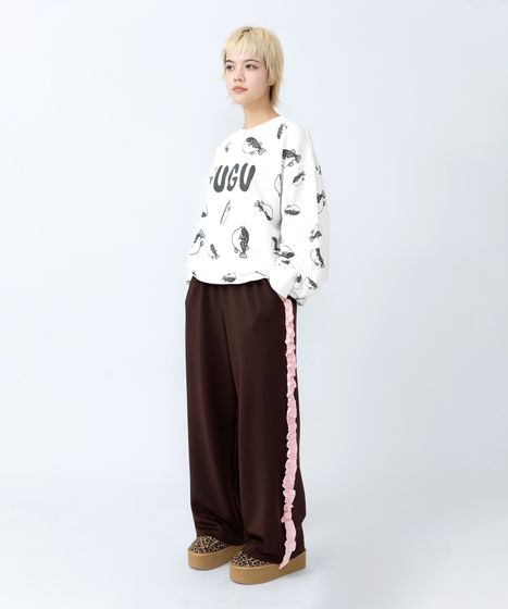 新サイズ】フード総柄スウェット[商品：PN18AW-018-6-15] - PUNYUS