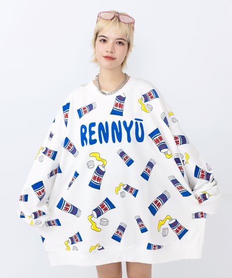 新サイズ】フード総柄スウェット[商品：PN18AW-018-6-15] - PUNYUS