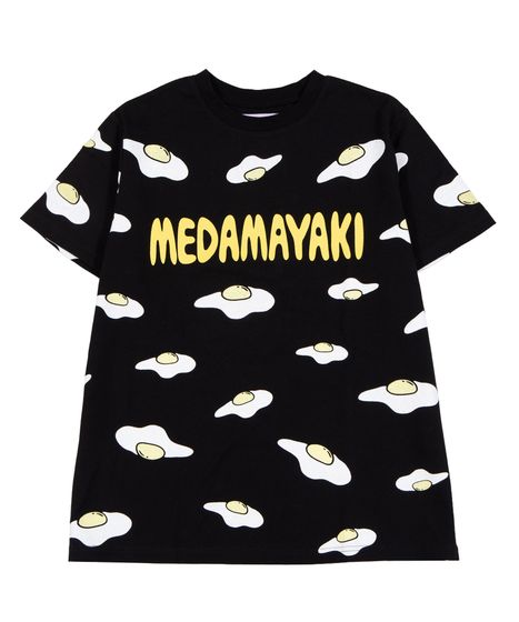 新サイズ】目玉焼き総柄Tシャツ[商品：PN18SS-001-15] - PUNYUS Online