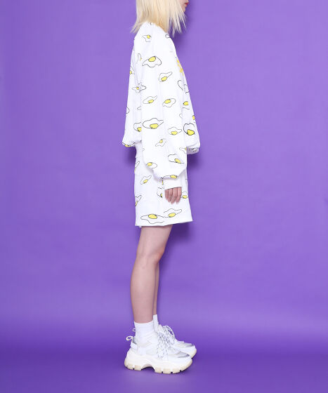 目玉焼き総柄スウェット[商品：PN18SS-001-6R] - PUNYUS Online