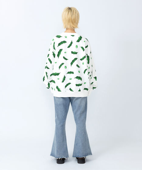 新サイズ】フード総柄スウェット[商品：PN18SS-099-6-15] - PUNYUS