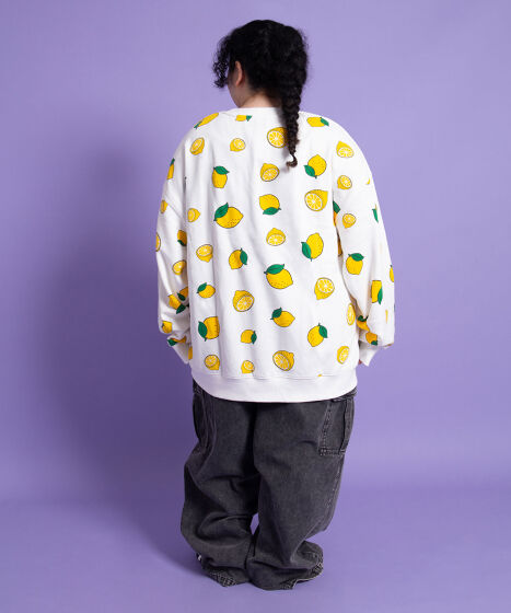 新サイズ】フード総柄スウェット[商品：PN18SS-099-6-15