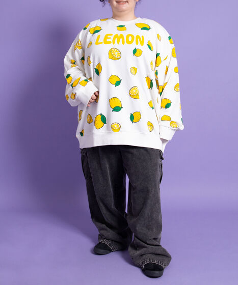 新サイズ】フード総柄スウェット[商品：PN18SS-099-6-15