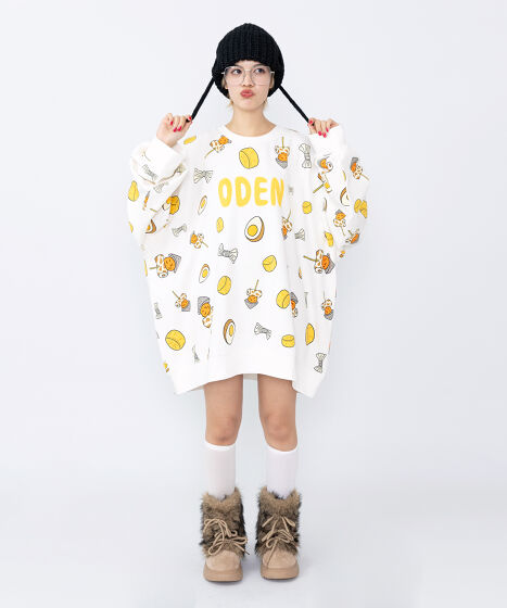 新サイズ】フード総柄スウェット[商品：PN19AW-103-6-15] - PUNYUS