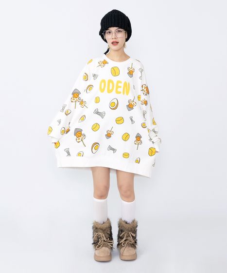 新サイズ】フード総柄スウェット[商品：PN19AW-103-6-15] - PUNYUS